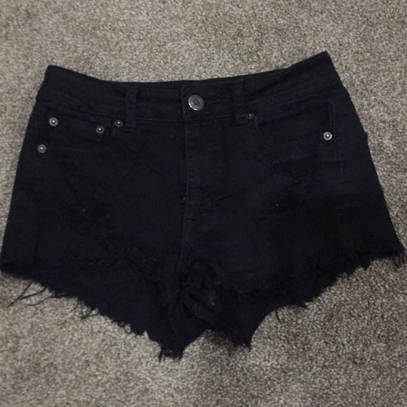 American Eagle Outfitters Pants - American Eagle High Waisted Black Shorts